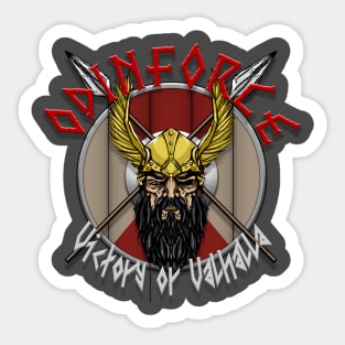 Odinforce- Victory or Valhalla Sticker